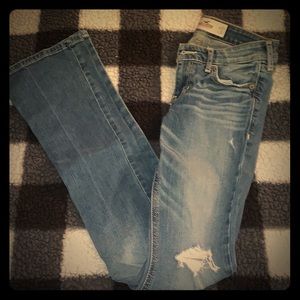 Hollister Distressed Bootcut Jeans
